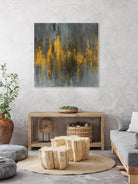 Black and Gold Abstract by Danhui Nai on GIANT ART - gold abstract orange