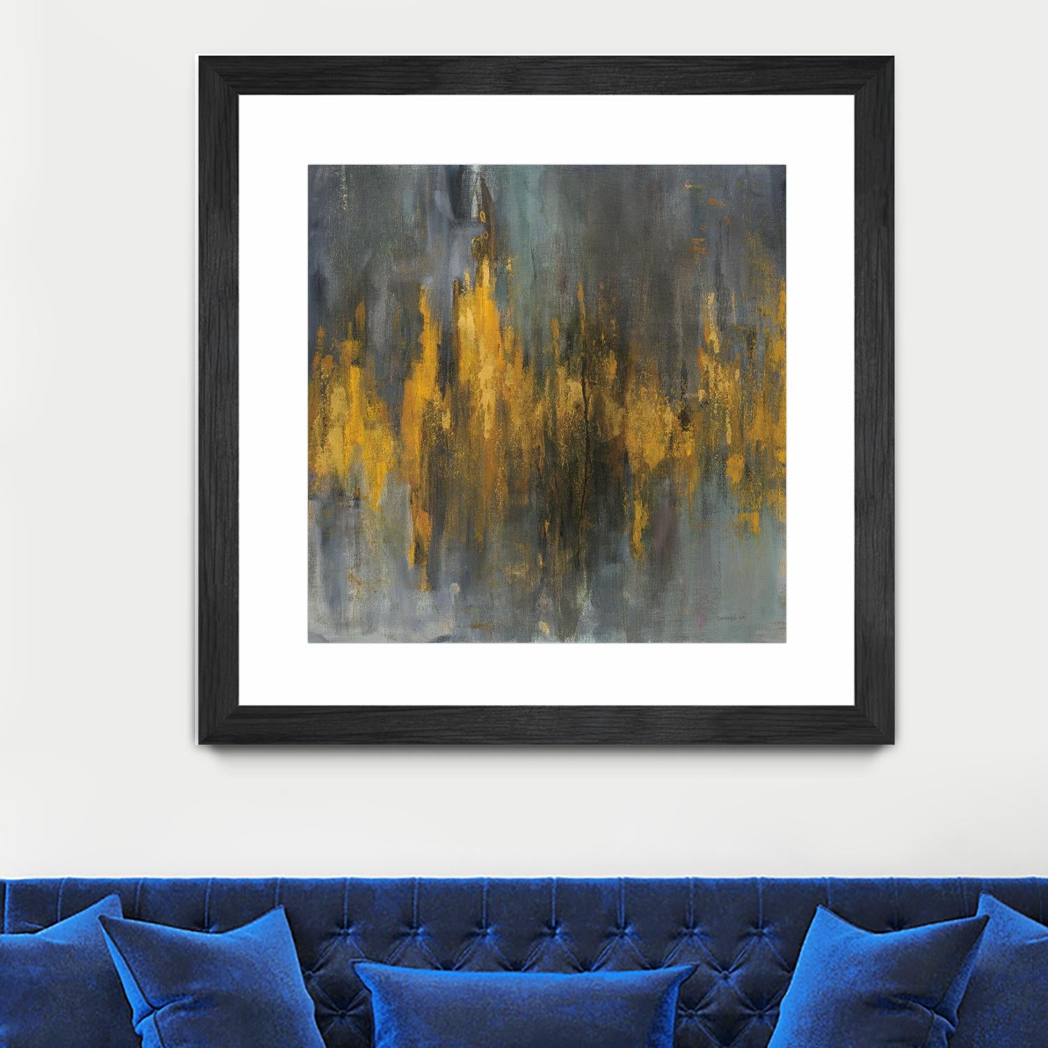 Black and Gold Abstract by Danhui Nai on GIANT ART - multi abstract abstract