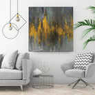 Black and Gold Abstract by Danhui Nai on GIANT ART - multi abstract abstract