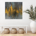 Black and Gold Abstract by Danhui Nai on GIANT ART - gold abstract orange
