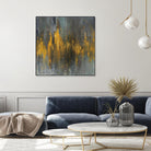 Black and Gold Abstract by Danhui Nai on GIANT ART - multi abstract abstract