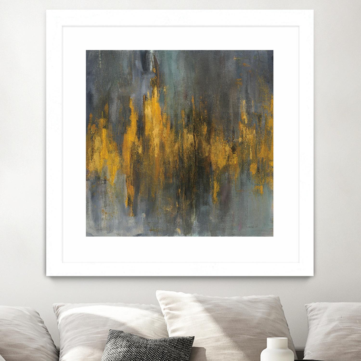 Black and Gold Abstract by Danhui Nai on GIANT ART - multi abstract abstract