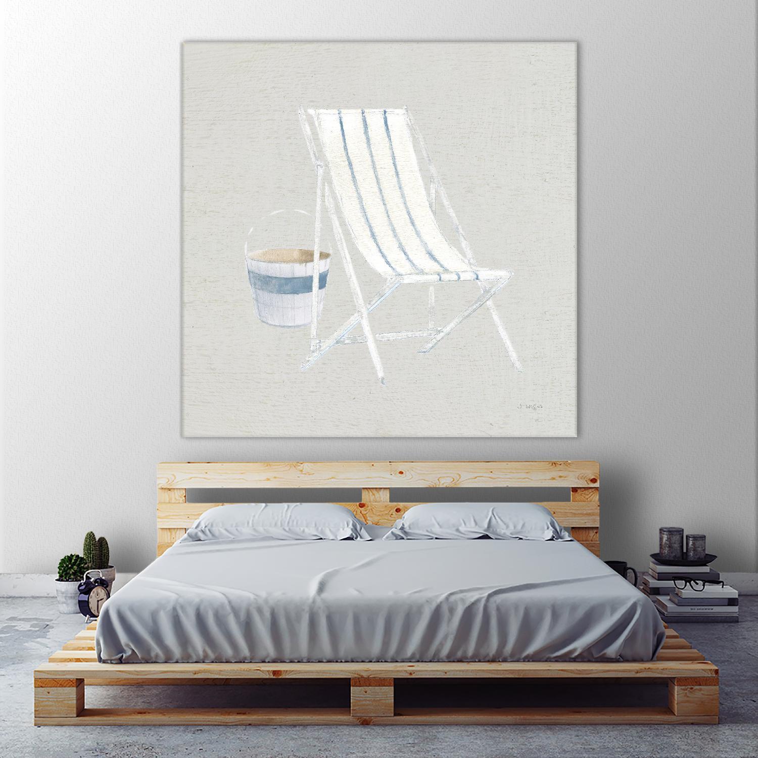 Serene Seaside III Tan by James Wiens on GIANT ART - multi coastal & nautical beach