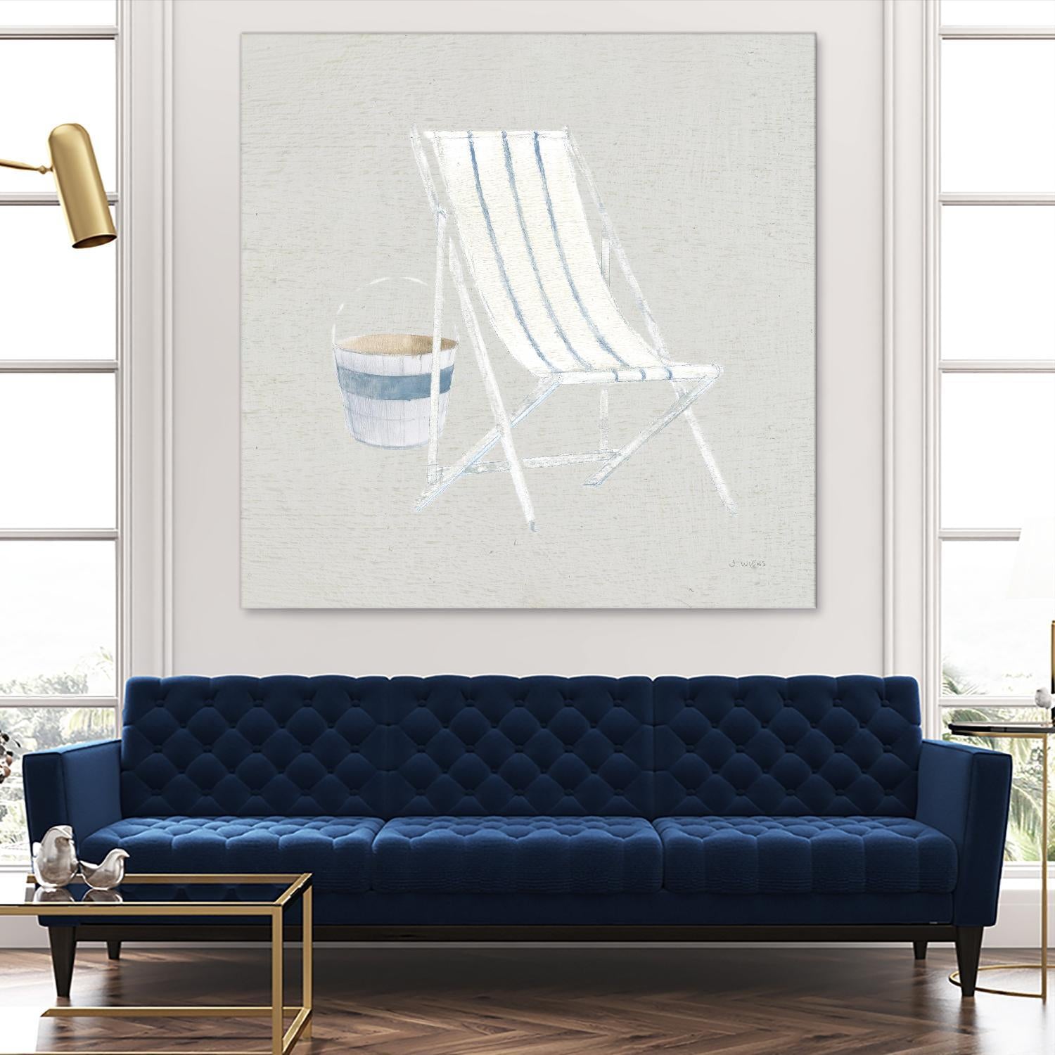 Serene Seaside III Tan by James Wiens on GIANT ART - multi coastal & nautical beach