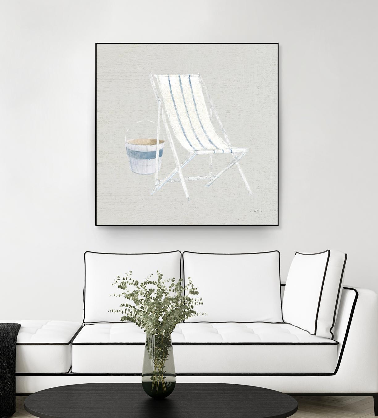 Serene Seaside III Tan by James Wiens on GIANT ART - multi coastal & nautical beach