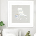 Serene Seaside III Tan by James Wiens on GIANT ART - multi coastal & nautical beach
