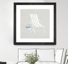 Serene Seaside III Tan by James Wiens on GIANT ART - multi coastal & nautical beach