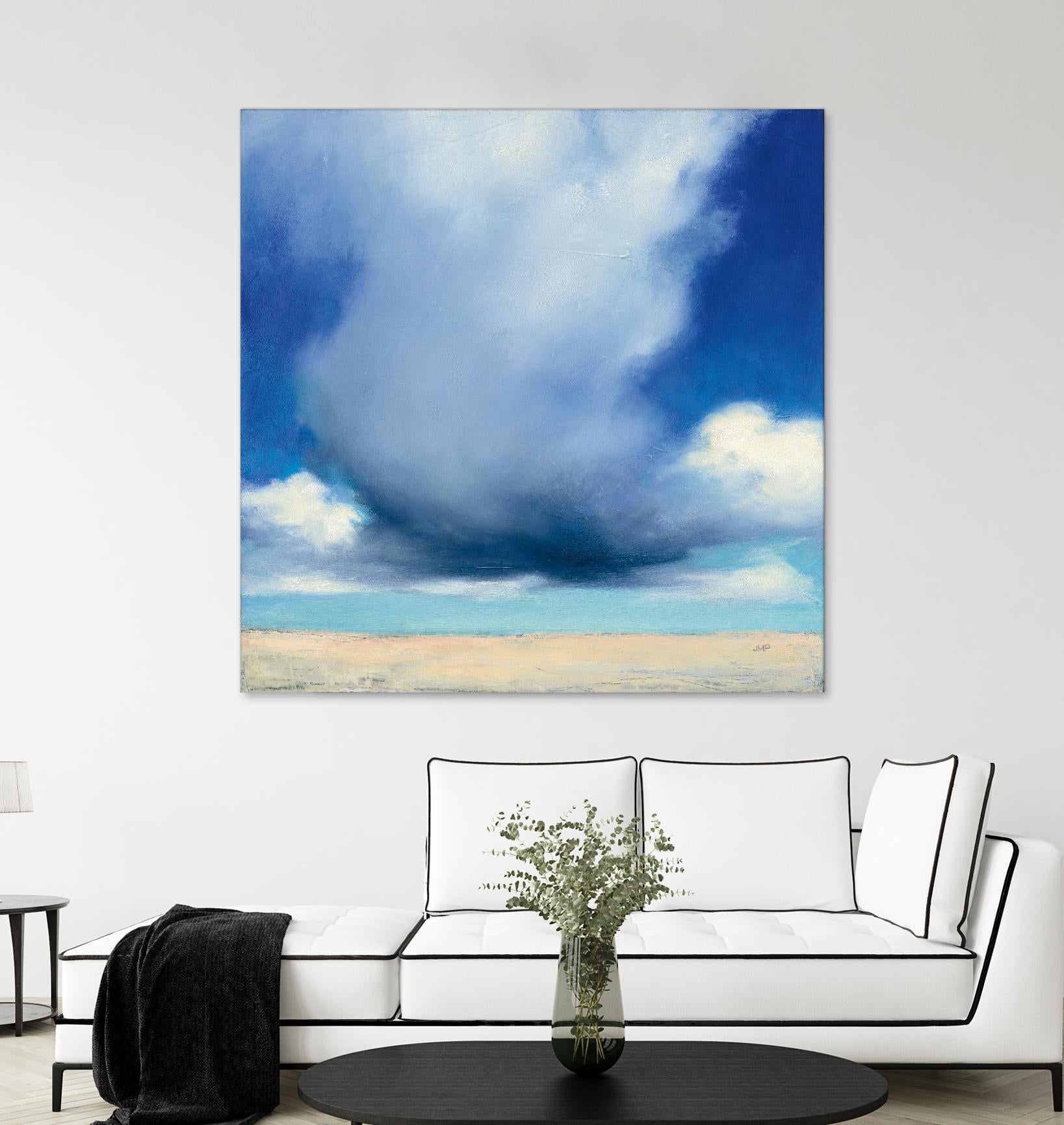 Beach Clouds I by Julia Purinton on GIANT ART - multi coastal & nautical beaches