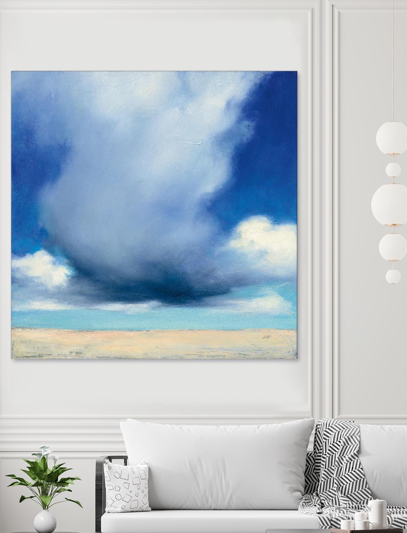 Beach Clouds I by Julia Purinton on GIANT ART - multi coastal & nautical beaches