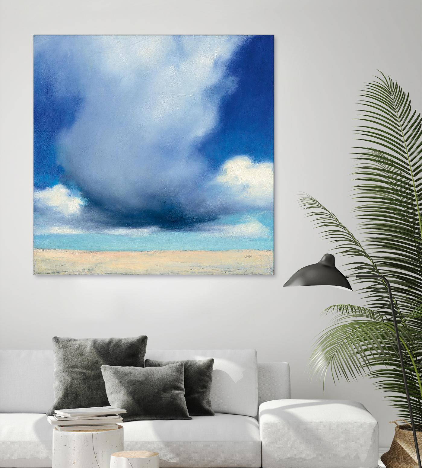 Beach Clouds I by Julia Purinton on GIANT ART - multi coastal & nautical beaches