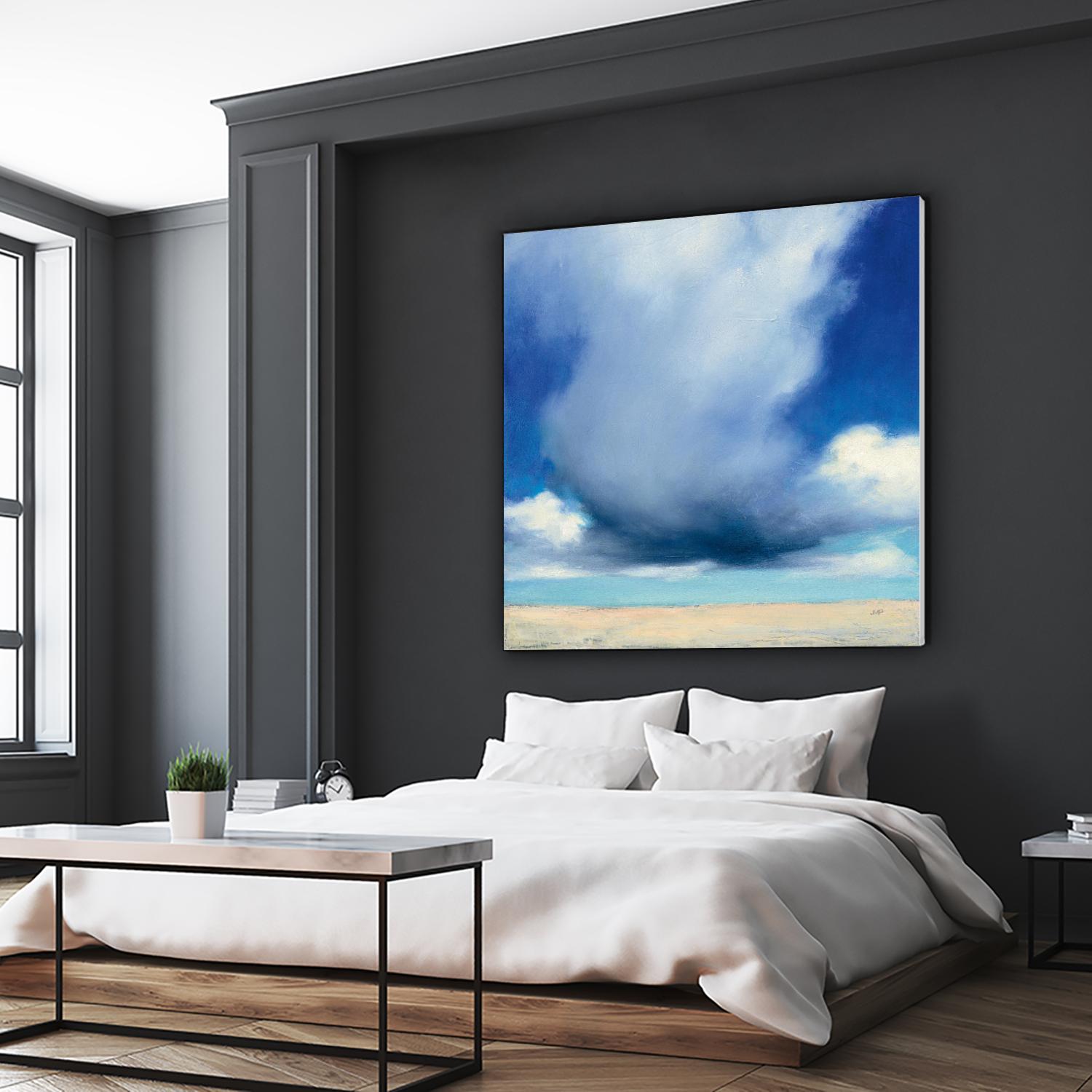 Beach Clouds I by Julia Purinton on GIANT ART - multi coastal & nautical beaches