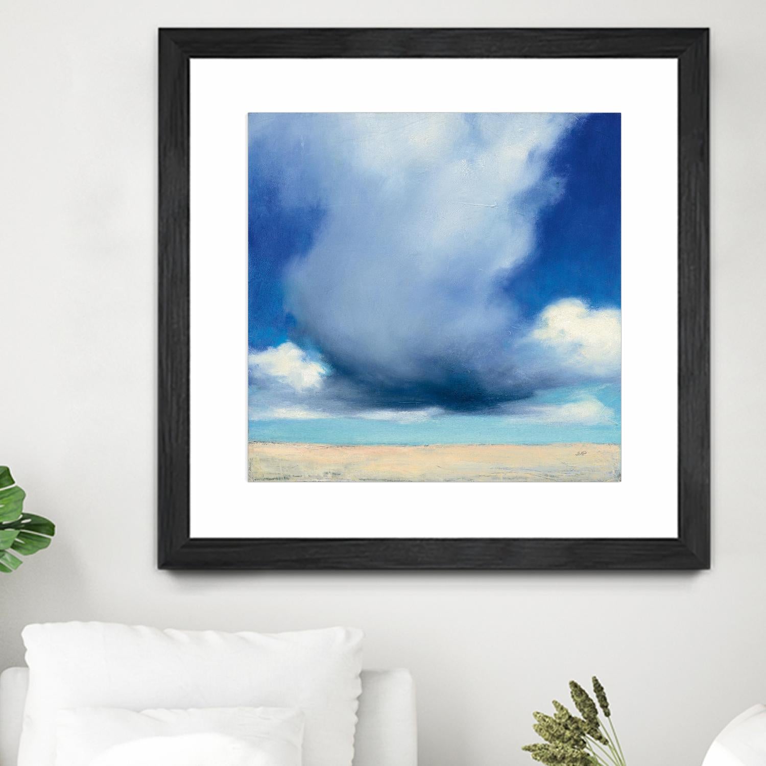 Beach Clouds I by Julia Purinton on GIANT ART - multi coastal & nautical beaches