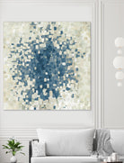 Summer Blocks Blue by Danhui Nai on GIANT ART - multi abstract abstract