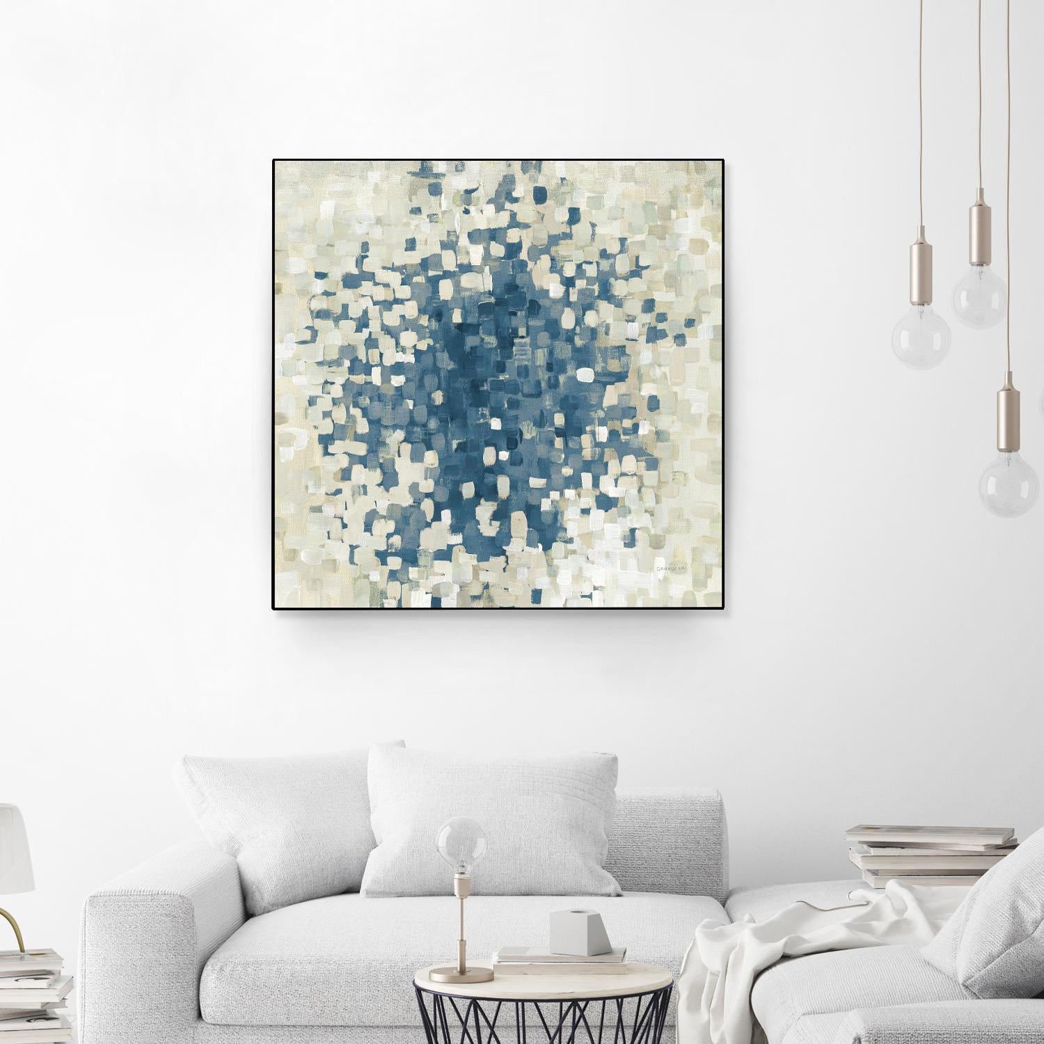 Summer Blocks Blue by Danhui Nai on GIANT ART - multi abstract abstract