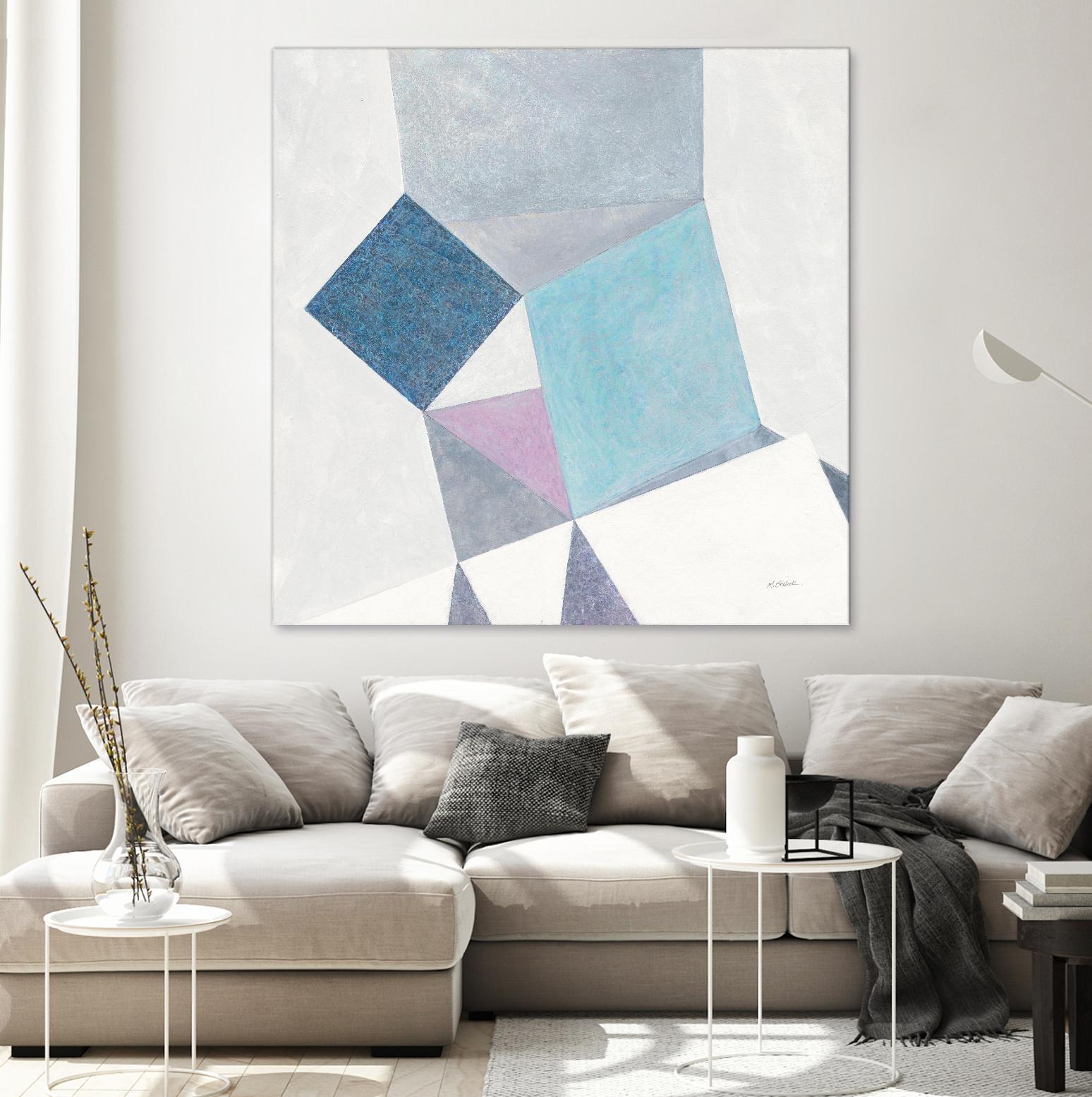 Bay Bridge V1 by Terri Burris on GIANT ART - whites & creams abstract abstract