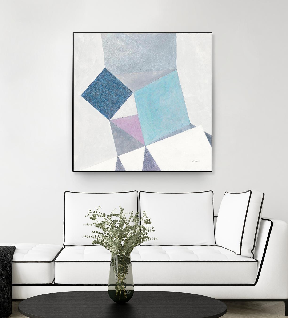 Bay Bridge V1 by Terri Burris on GIANT ART - whites & creams abstract abstract