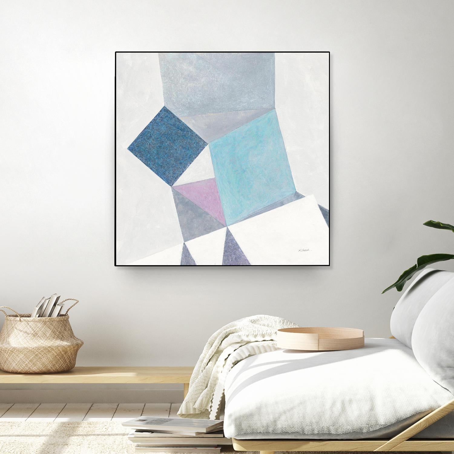 Bay Bridge V1 by Terri Burris on GIANT ART - whites & creams abstract abstract