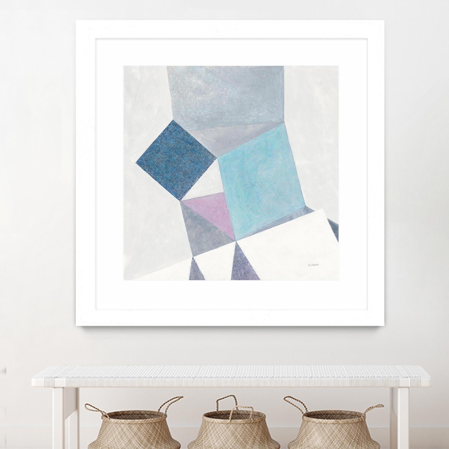 Bay Bridge V1 by Terri Burris on GIANT ART - whites & creams abstract abstract