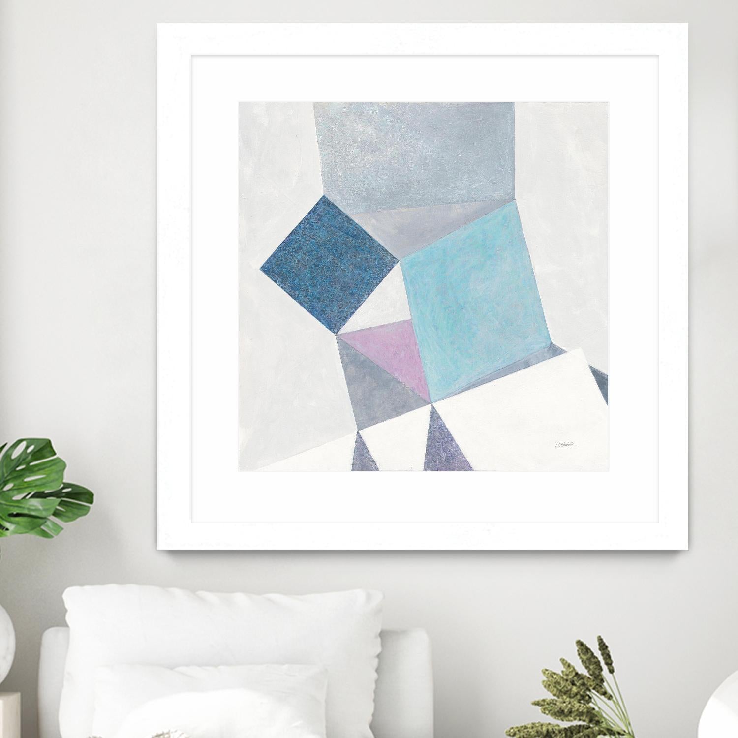 Bay Bridge V1 by Terri Burris on GIANT ART - whites & creams abstract abstract