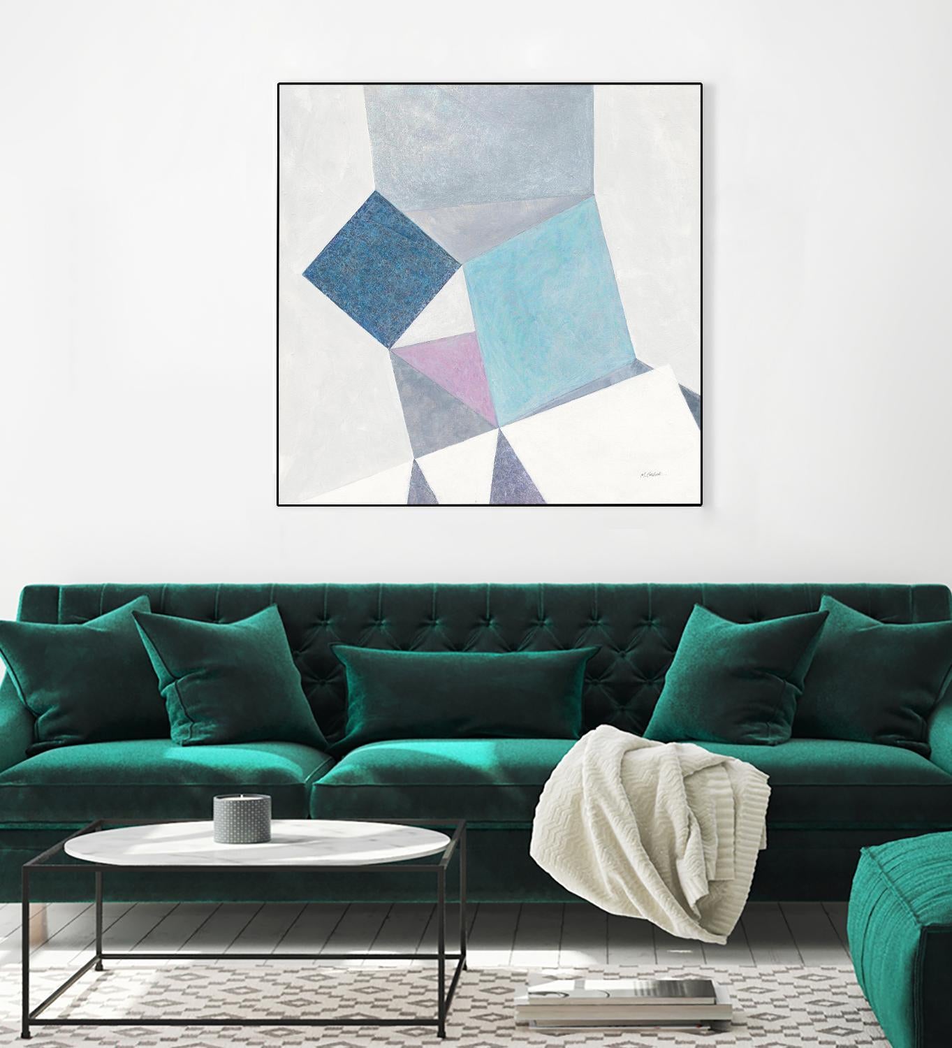 Bay Bridge V1 by Terri Burris on GIANT ART - whites & creams abstract abstract