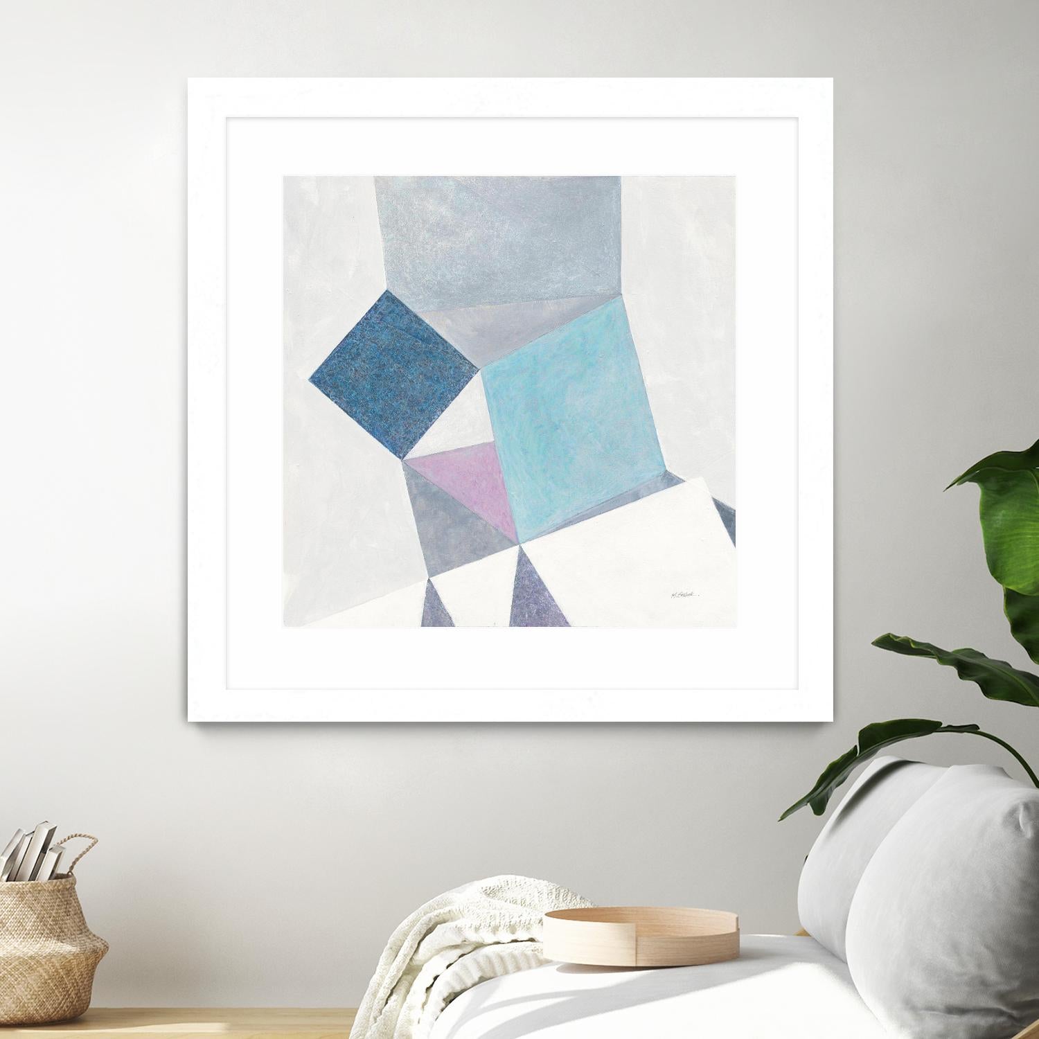 Bay Bridge V1 by Terri Burris on GIANT ART - whites & creams abstract abstract