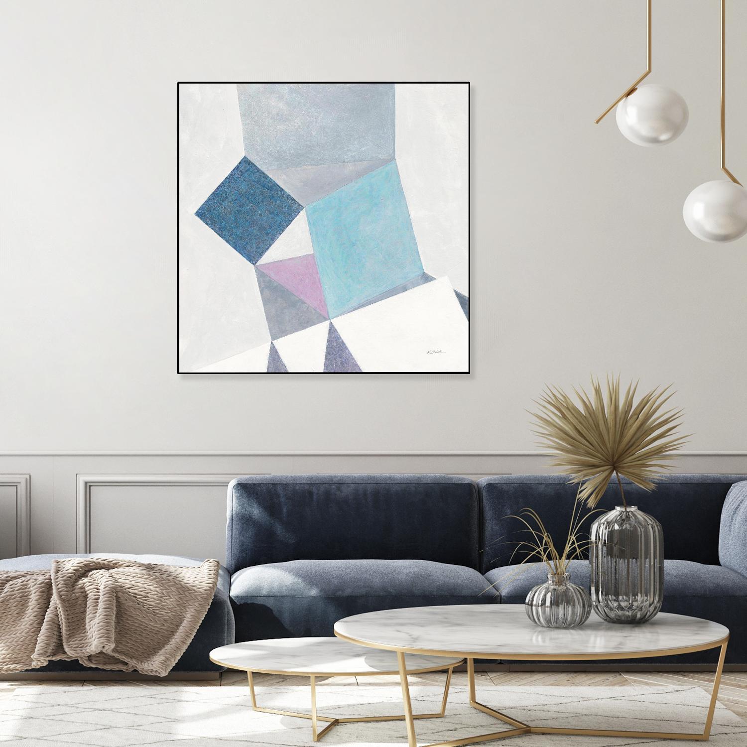 Bay Bridge V1 by Terri Burris on GIANT ART - whites & creams abstract abstract