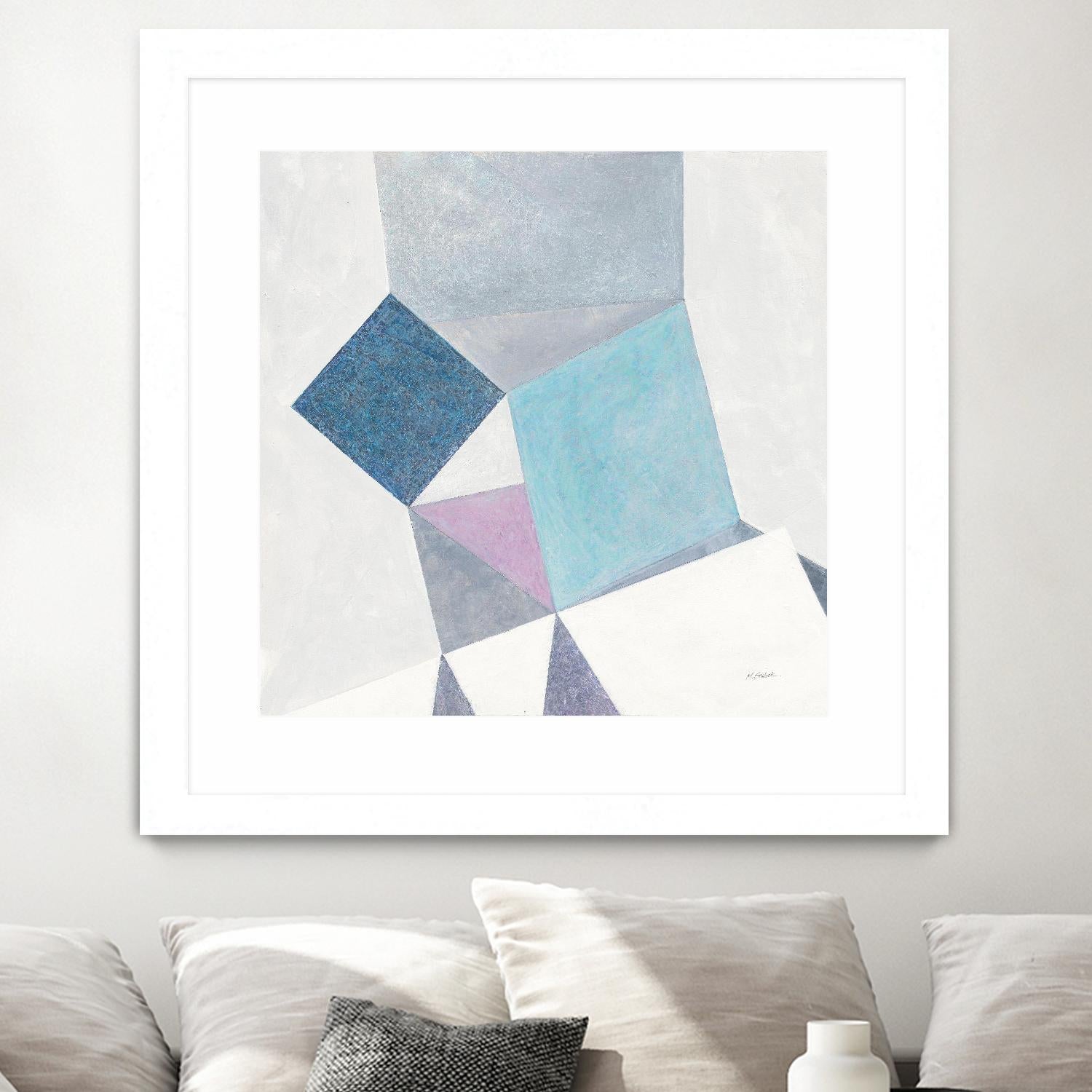 Bay Bridge V1 by Terri Burris on GIANT ART - whites & creams abstract abstract