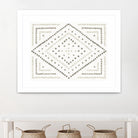 Daisy Dots Tile II Neutral by Wild Apple on GIANT ART - multi abstract abstract