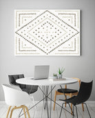 Daisy Dots Tile II Neutral by Wild Apple on GIANT ART - multi abstract abstract