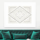 Daisy Dots Tile II Neutral by Wild Apple on GIANT ART - multi abstract abstract