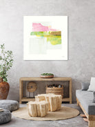 Stacks II v2 by Melissa Averinos on GIANT ART - pink abstract orange