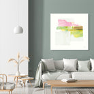 Stacks II v2 by Melissa Averinos on GIANT ART - pink abstract orange