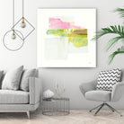 Stacks II v2 by Melissa Averinos on GIANT ART - pink abstract orange