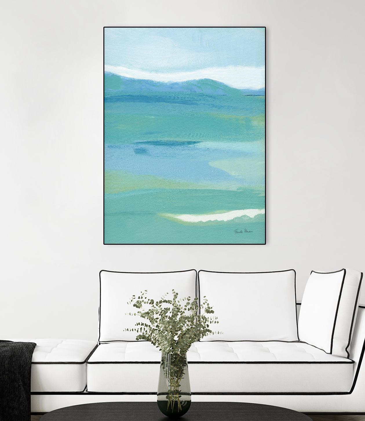 Coastal Bliss II by Farida Zaman on GIANT ART - multi abstract abstract
