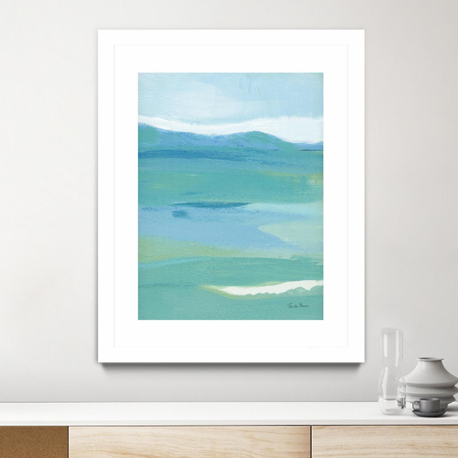 Coastal Bliss II by Farida Zaman on GIANT ART - multi abstract abstract