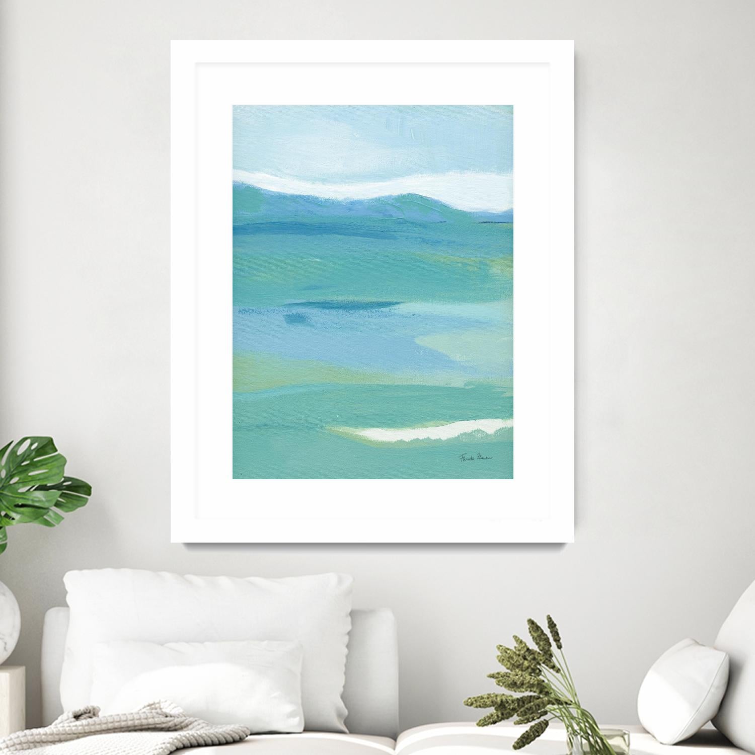 Coastal Bliss II by Farida Zaman on GIANT ART - multi abstract abstract