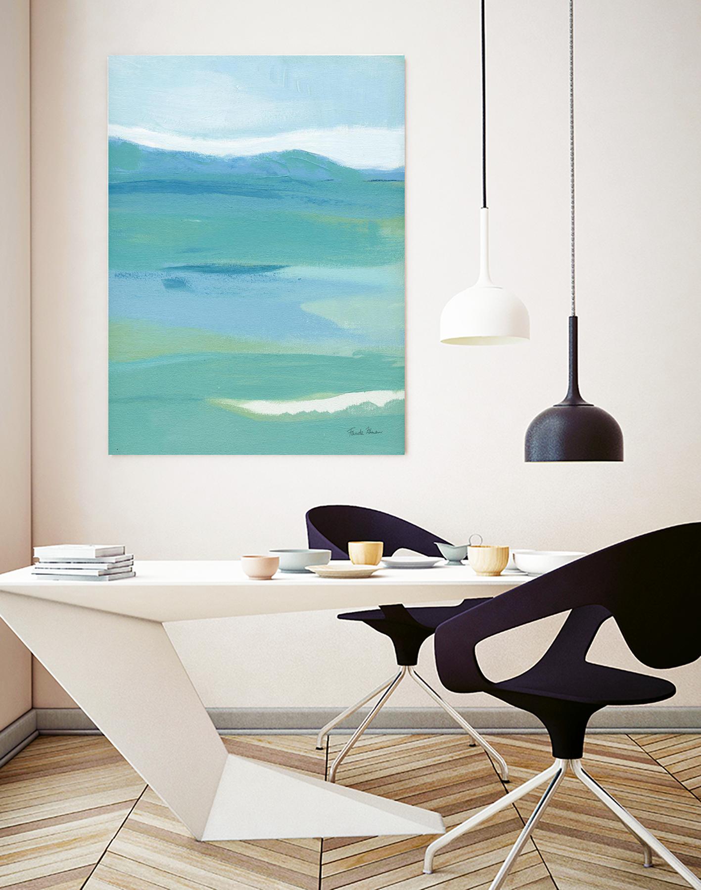 Coastal Bliss II by Farida Zaman on GIANT ART - multi abstract abstract