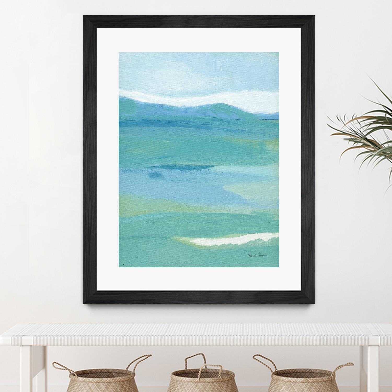 Coastal Bliss II by Farida Zaman on GIANT ART - multi abstract abstract