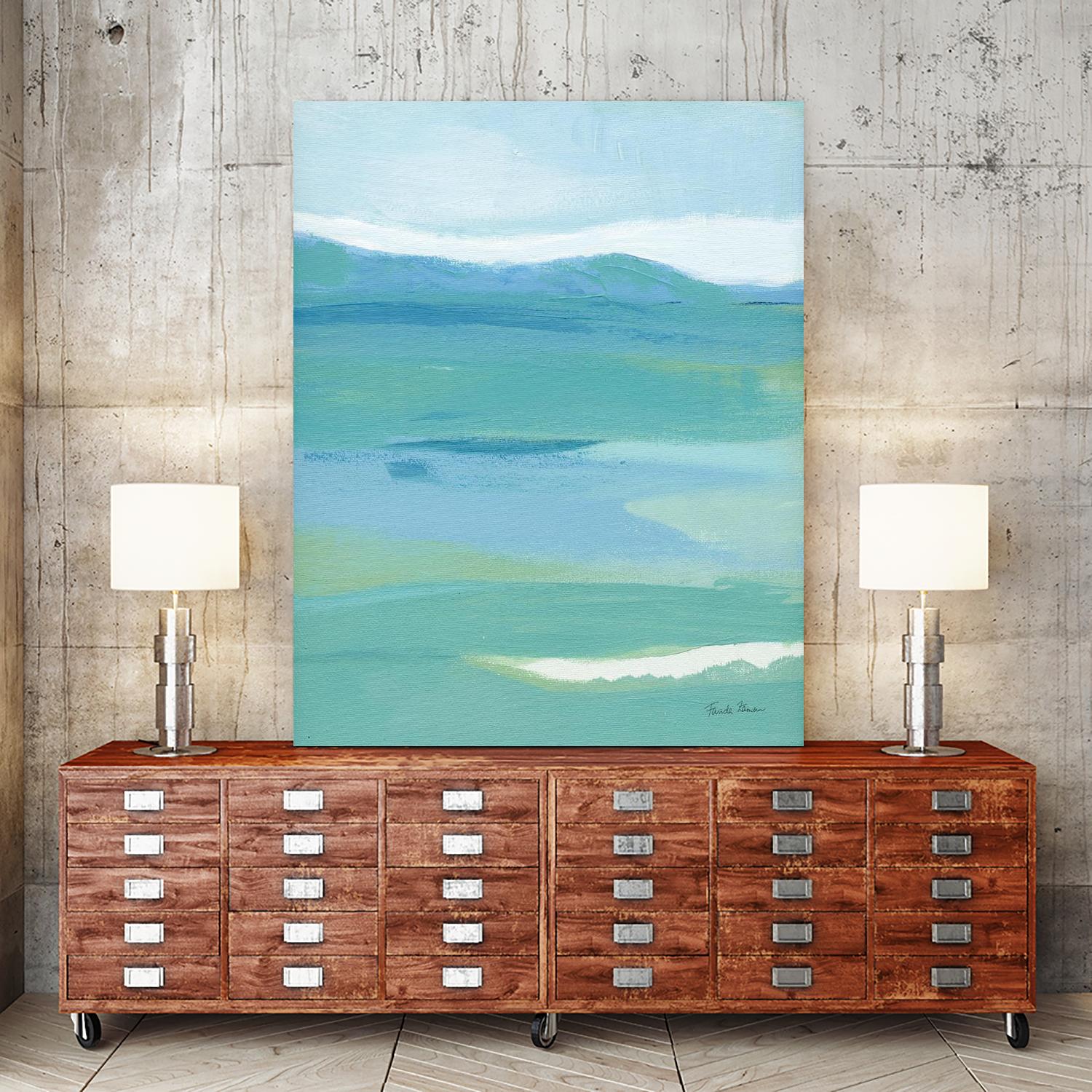 Coastal Bliss II by Farida Zaman on GIANT ART - multi abstract abstract