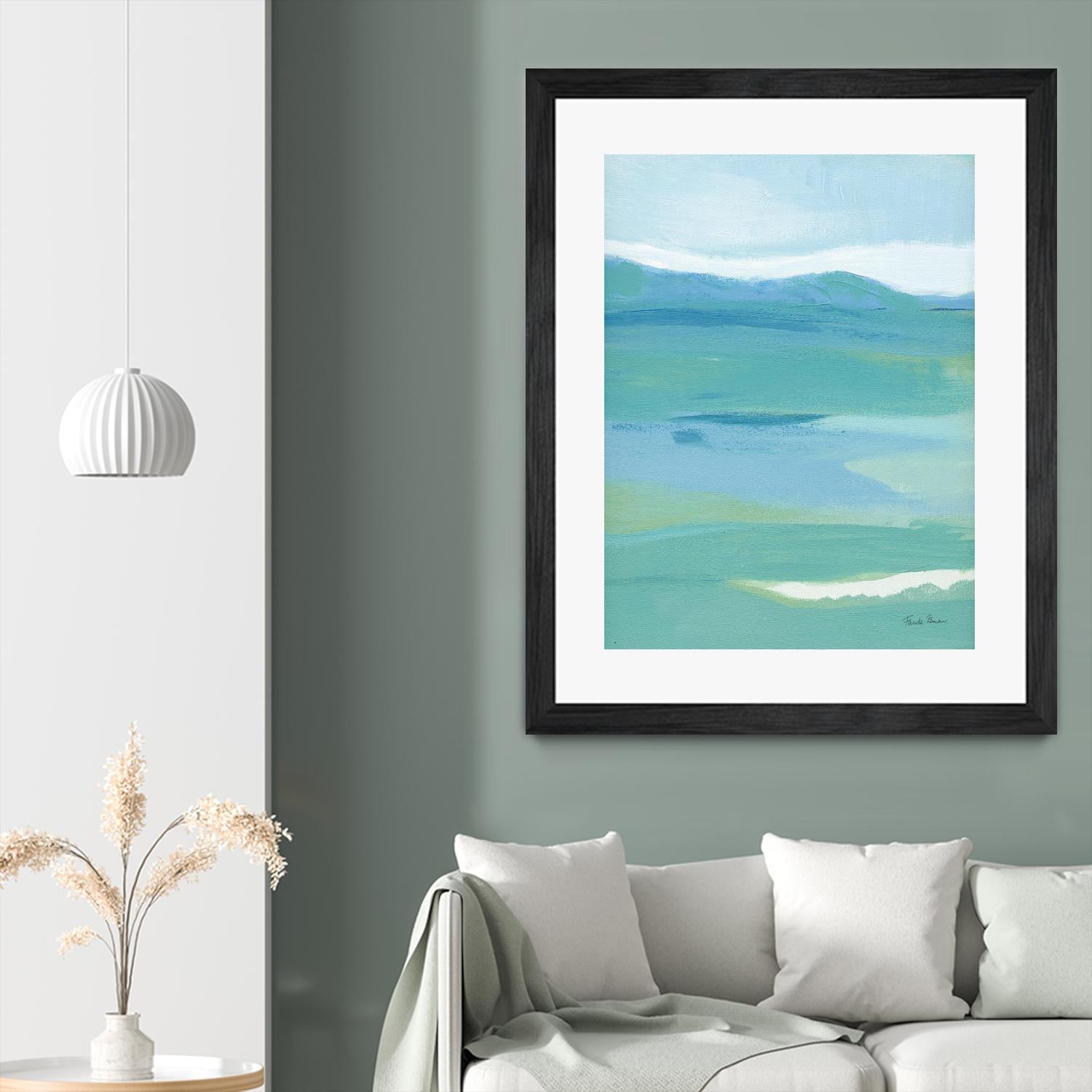 Coastal Bliss II by Farida Zaman on GIANT ART - multi abstract abstract