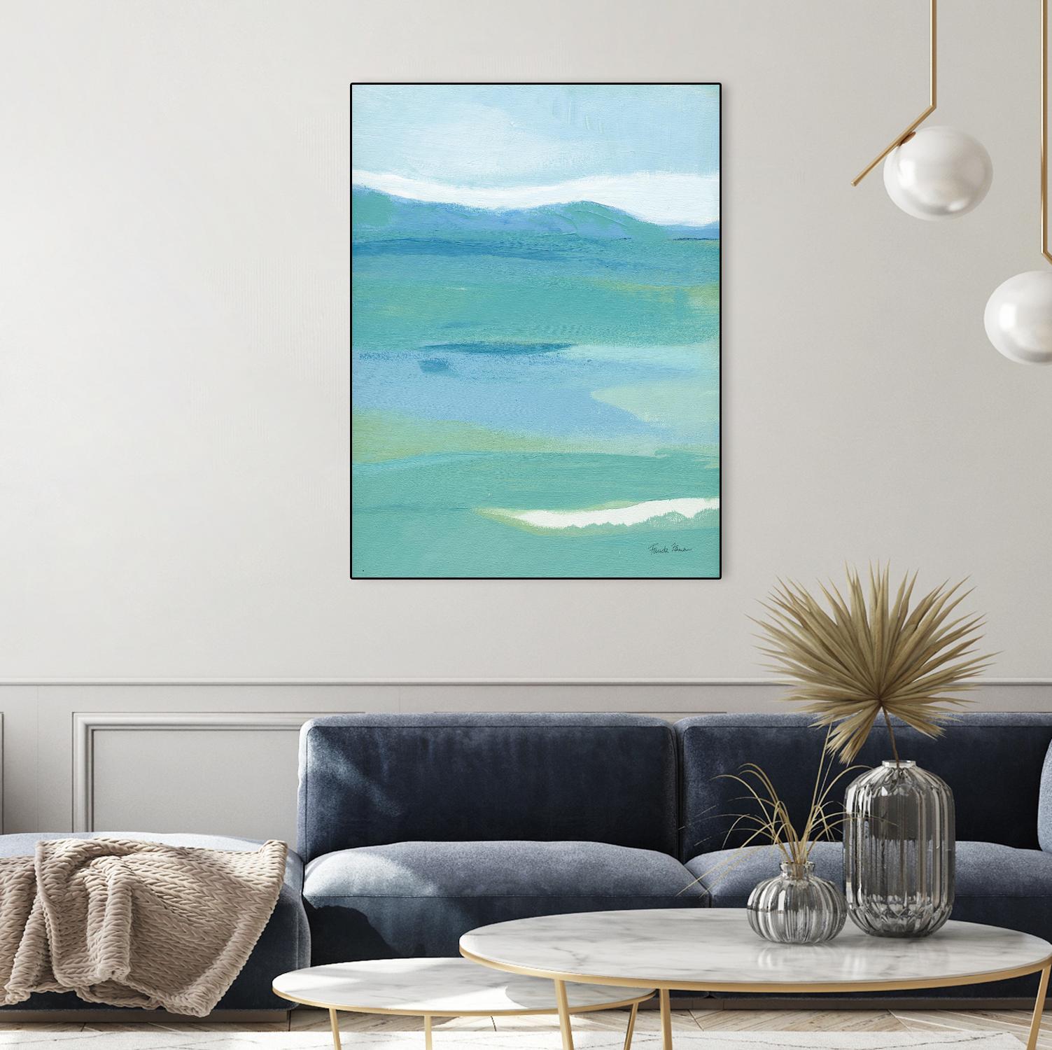 Coastal Bliss II by Farida Zaman on GIANT ART - multi abstract abstract