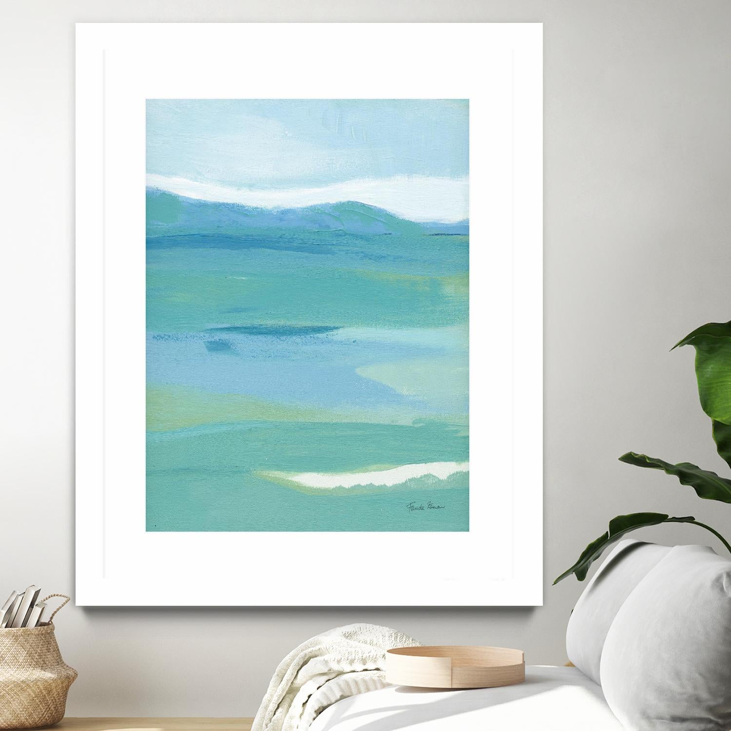 Coastal Bliss II by Farida Zaman on GIANT ART - multi abstract abstract