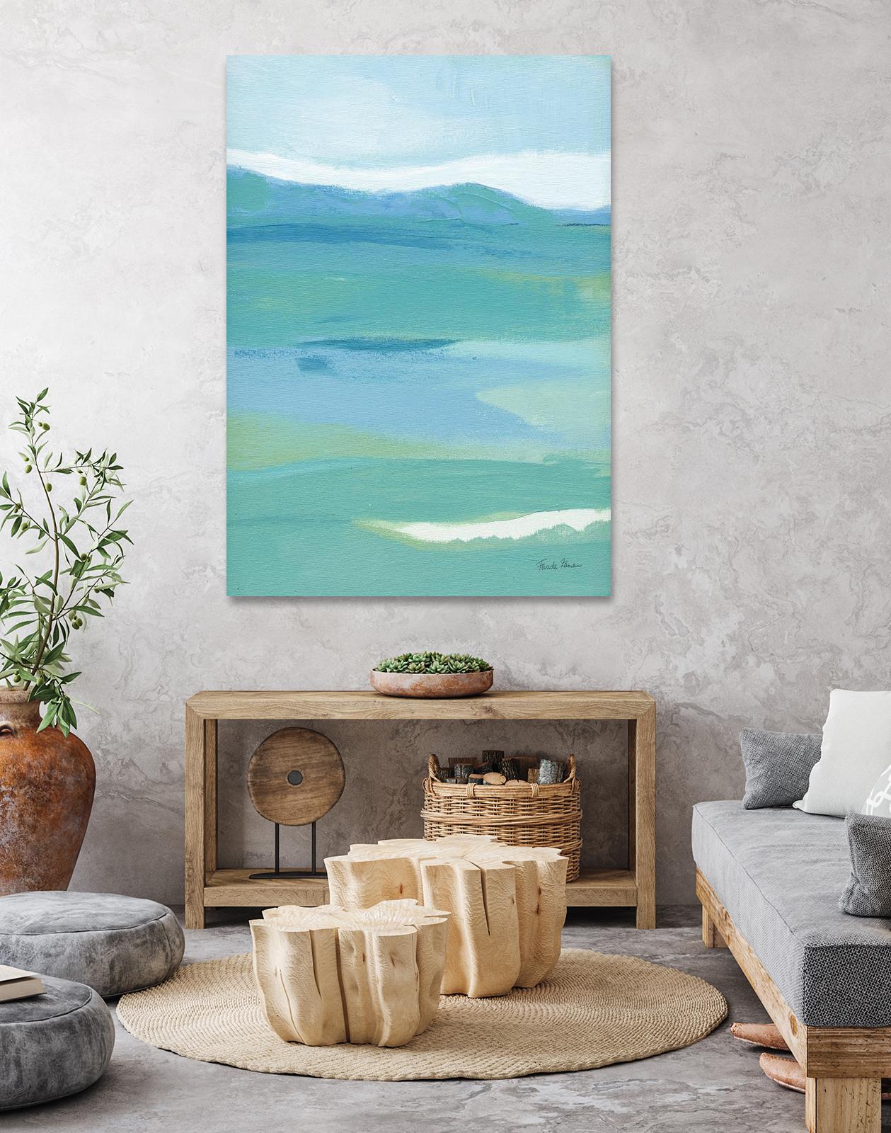 Coastal Bliss II by Farida Zaman on GIANT ART - multi abstract abstract