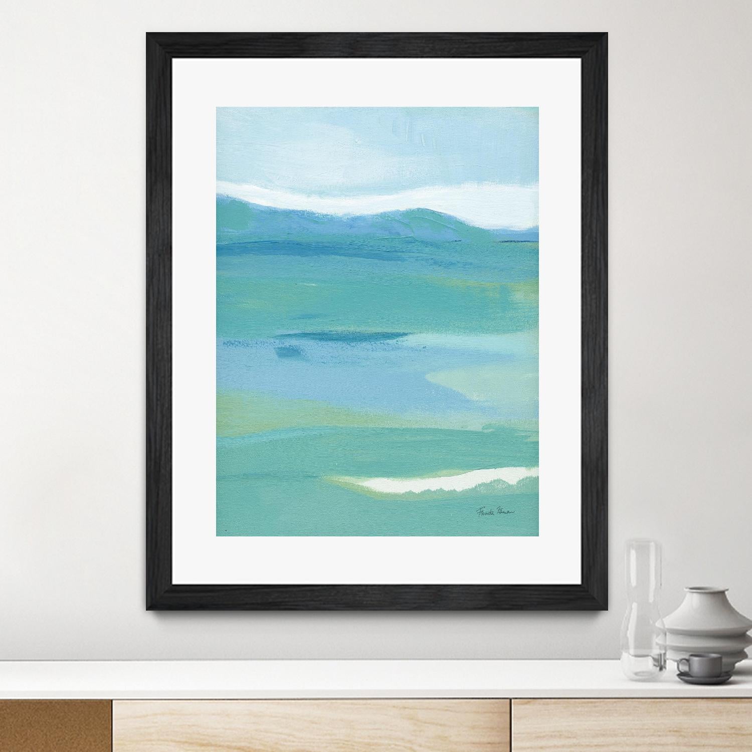 Coastal Bliss II by Farida Zaman on GIANT ART - multi abstract abstract