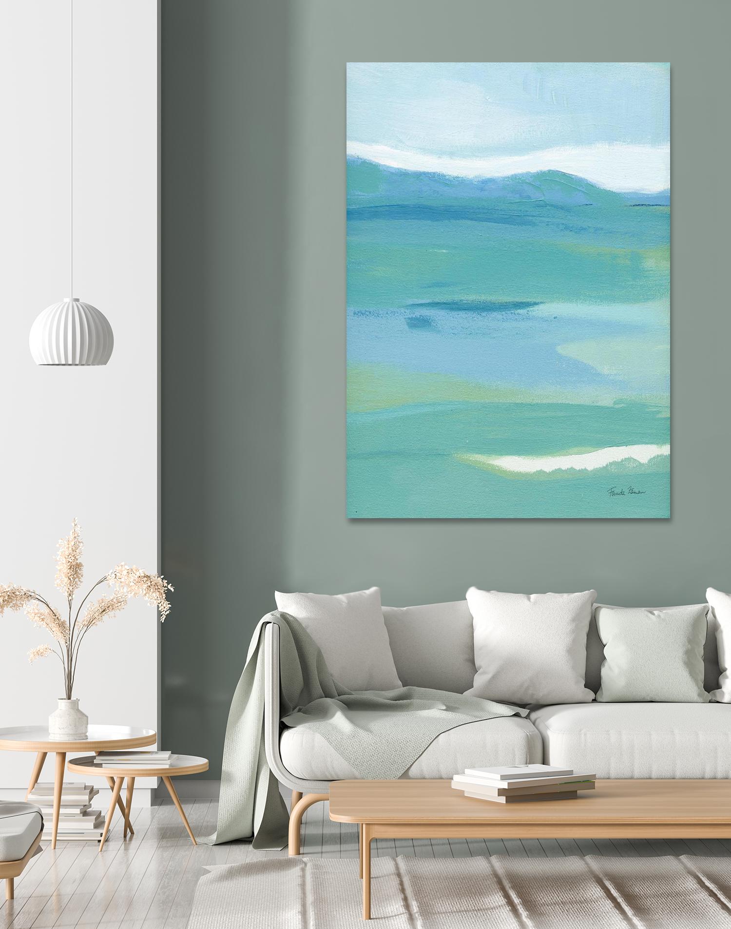 Coastal Bliss II by Farida Zaman on GIANT ART - multi abstract abstract