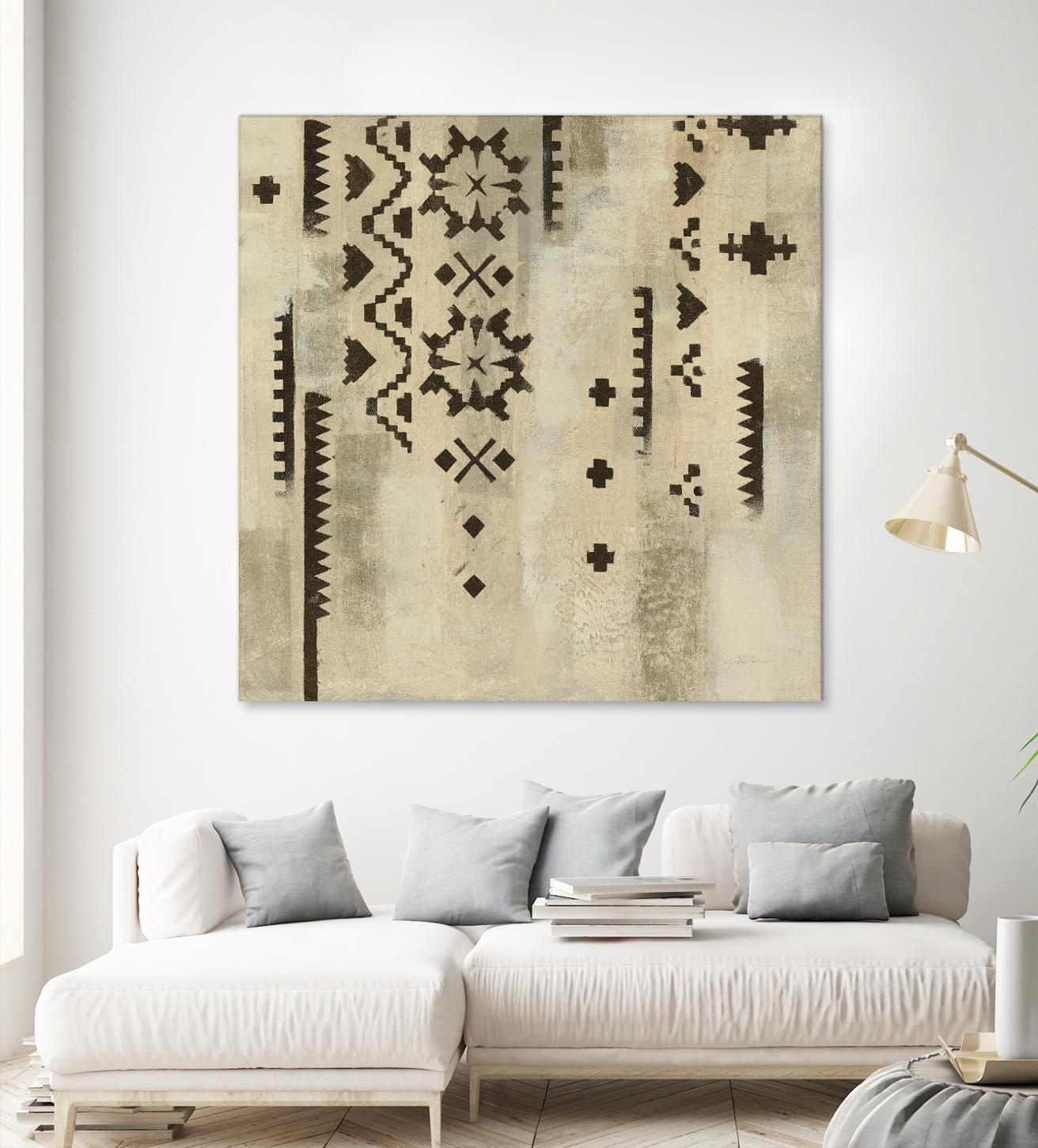 Scandanavian Mood V by Silvia Vassileva on GIANT ART - multi abstract brown