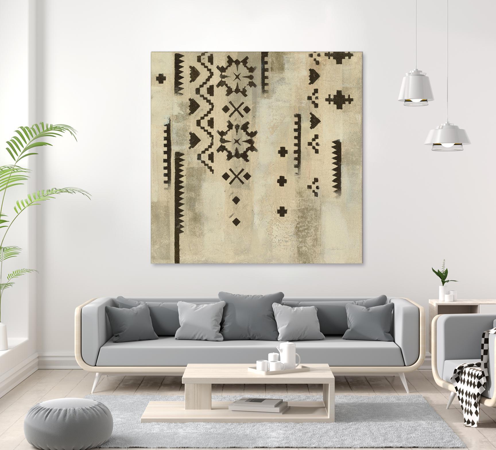 Scandanavian Mood V by Silvia Vassileva on GIANT ART - multi abstract brown