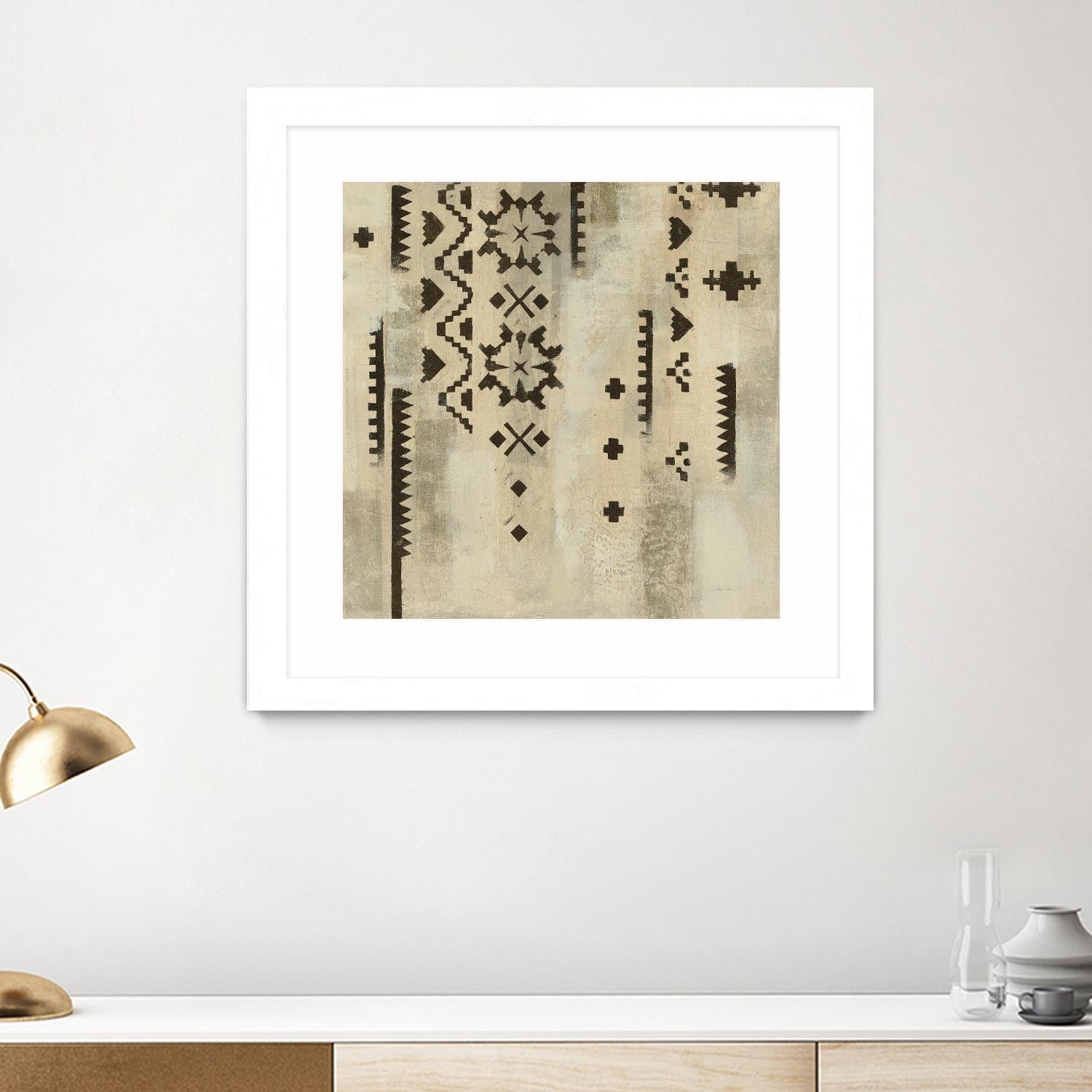 Scandanavian Mood V by Silvia Vassileva on GIANT ART - multi abstract brown