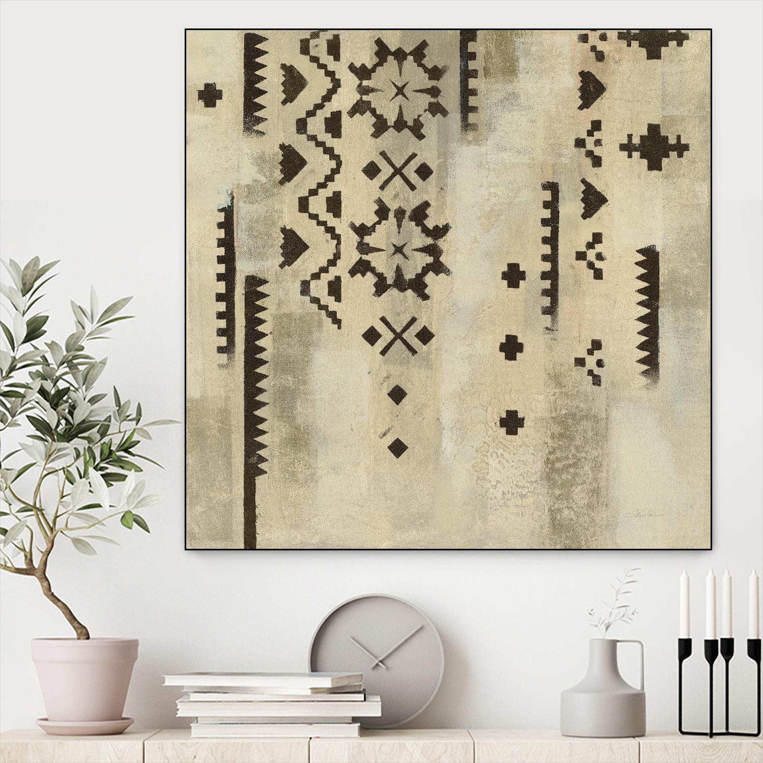 Scandanavian Mood V by Silvia Vassileva on GIANT ART - multi abstract brown