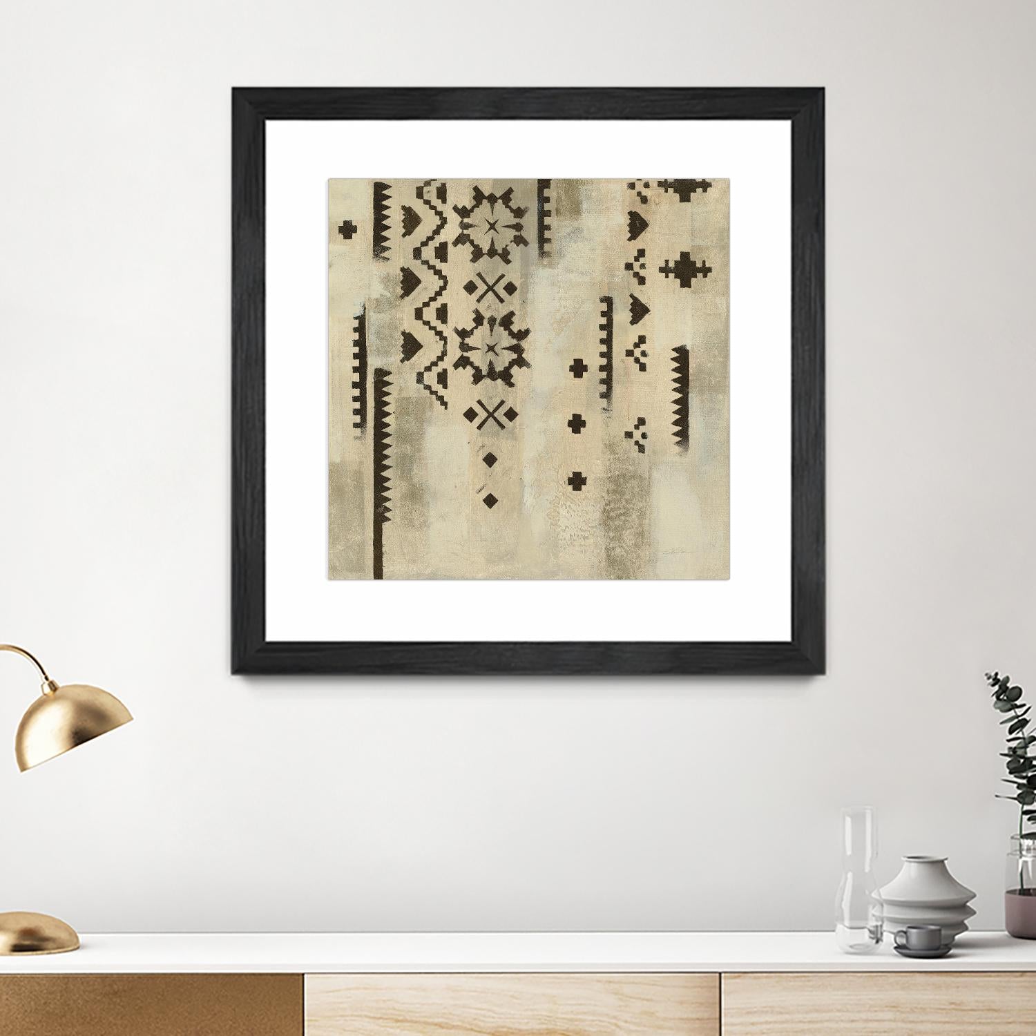 Scandanavian Mood V by Silvia Vassileva on GIANT ART - multi abstract brown